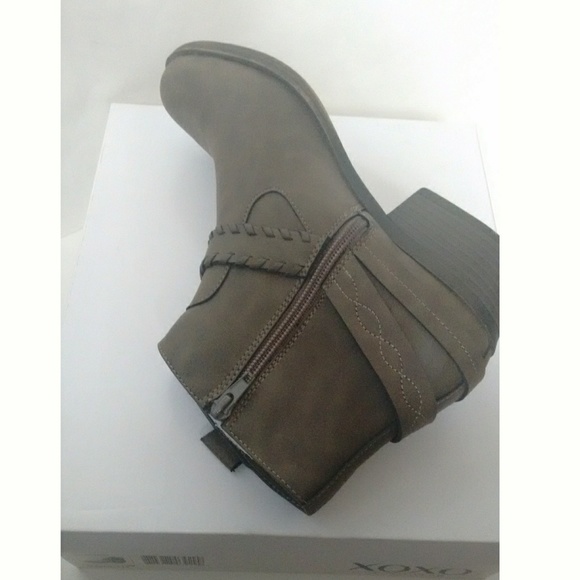 New! XOXO Western Ankle Boots Booties New With Box - Picture 5 of 7